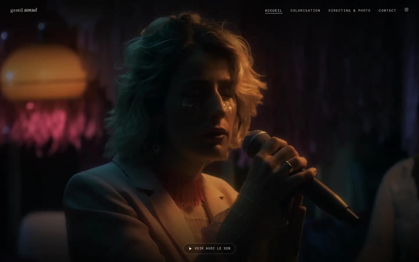 Jean-Samuel Tremblay — capture du site